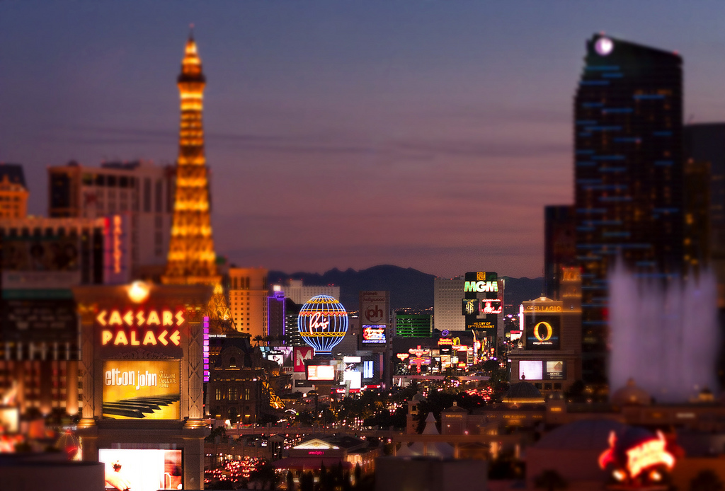Las Vegas is the entertainment capital of America ... photo by CC user josephdepalma on Flickr